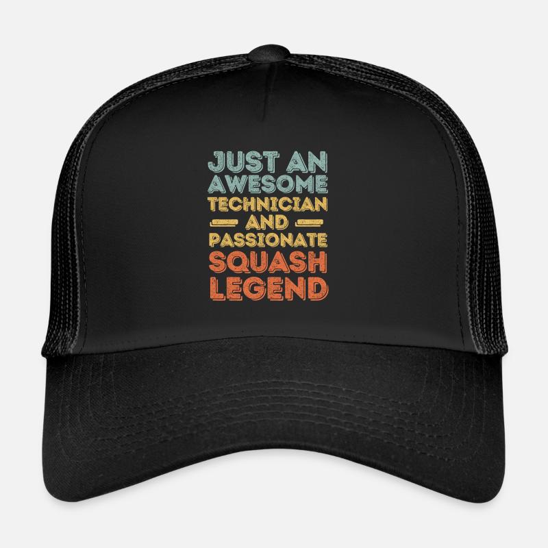 Technician Squash retro Trucker Cap