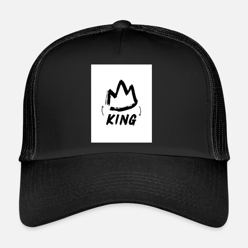 KING - Trucker Cap - black/black