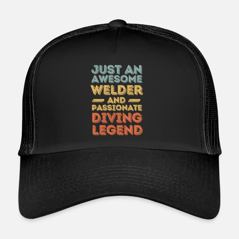 Soudeur plongée rétro Casquette trucker 