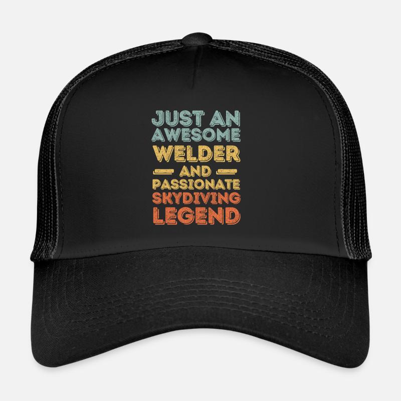 Soudeur parachutisme rétro Casquette trucker 