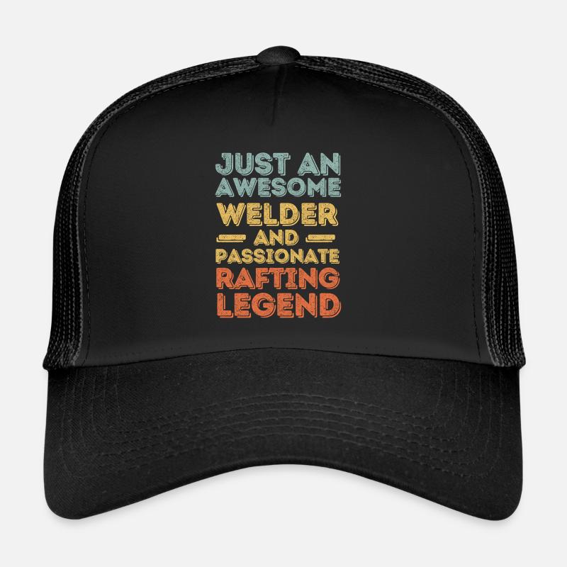 Welder rafting retro Trucker Cap