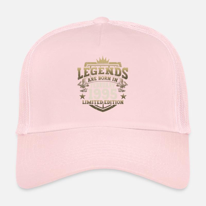 February born 1995 28th birthday gift man Trucker Cap