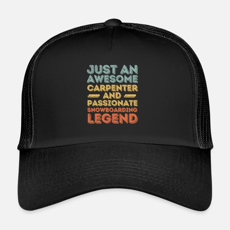 Zimmermann Snowboarden retro Trucker Cap