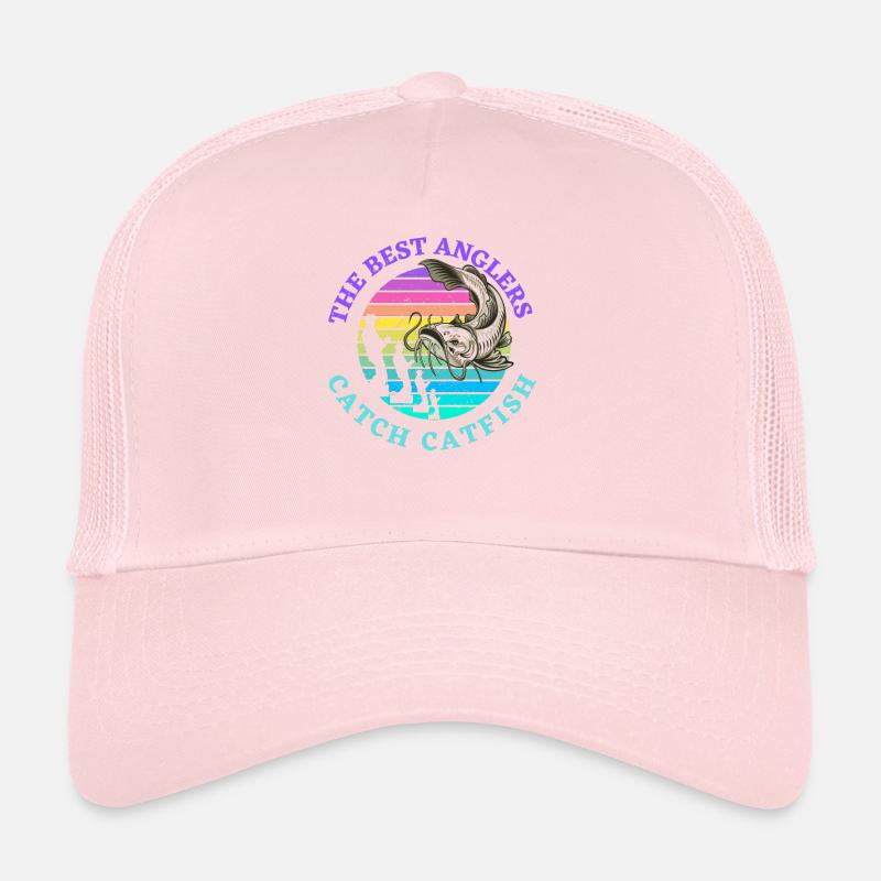 Conception rétro du poisson-chat Casquette trucker 