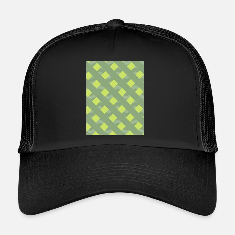 Lignes vertes Casquette trucker 