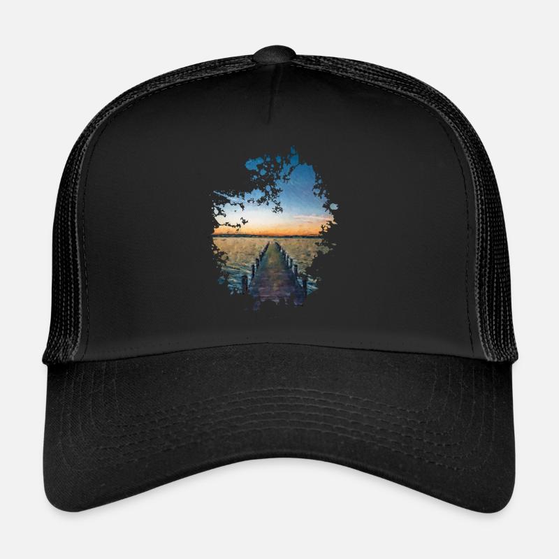 Steg - Trucker Cap - Schwarz/Schwarz