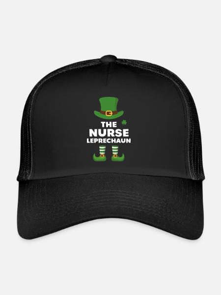 Die Krankenschwester Leprechaun - Trucker Cap - Schwarz/Schwarz