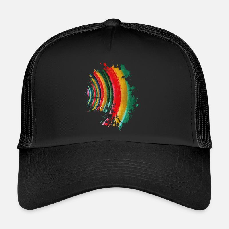 Farbe - Trucker Cap - Schwarz/Schwarz