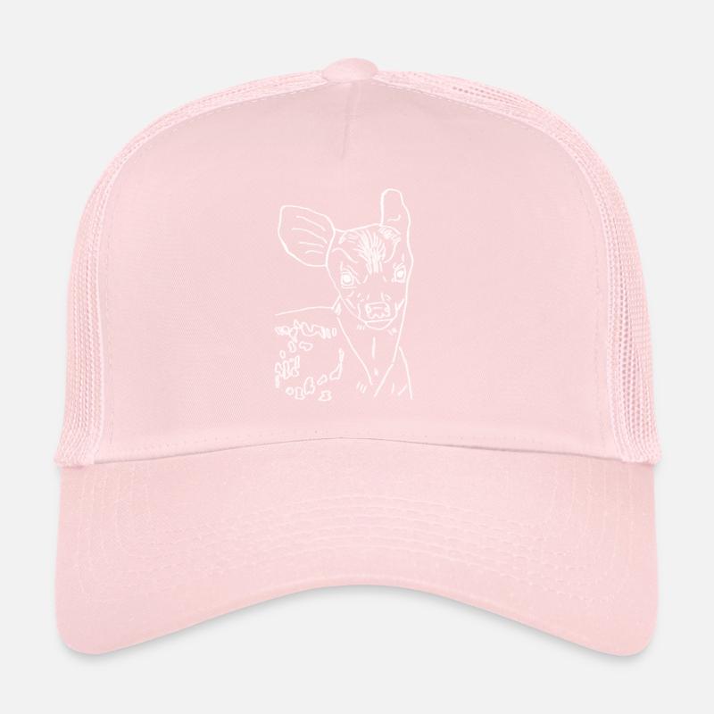 Reh Kitz weiß Trucker Cap