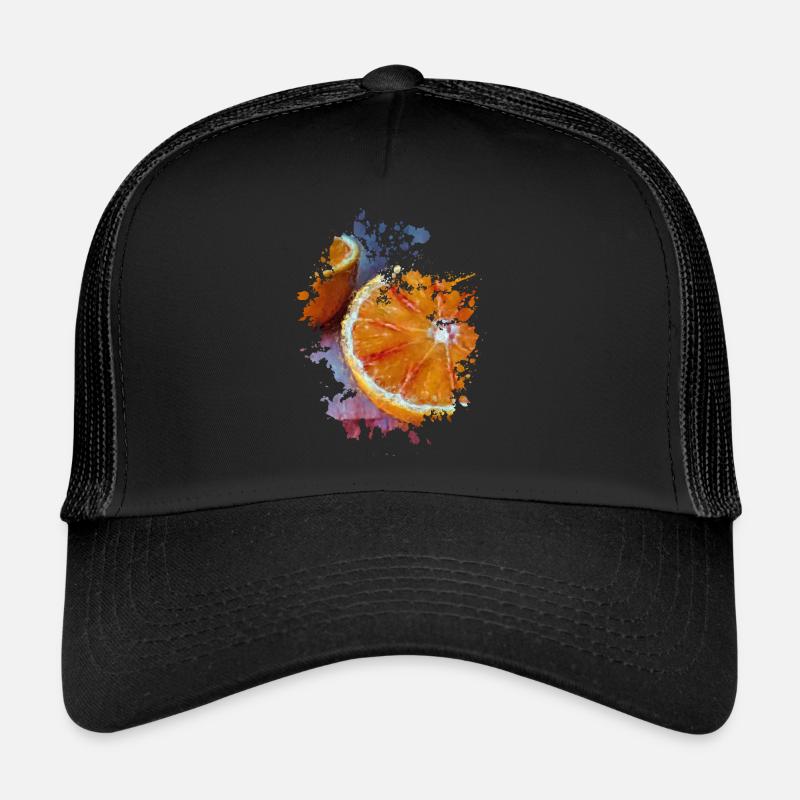Orange Trucker Cap