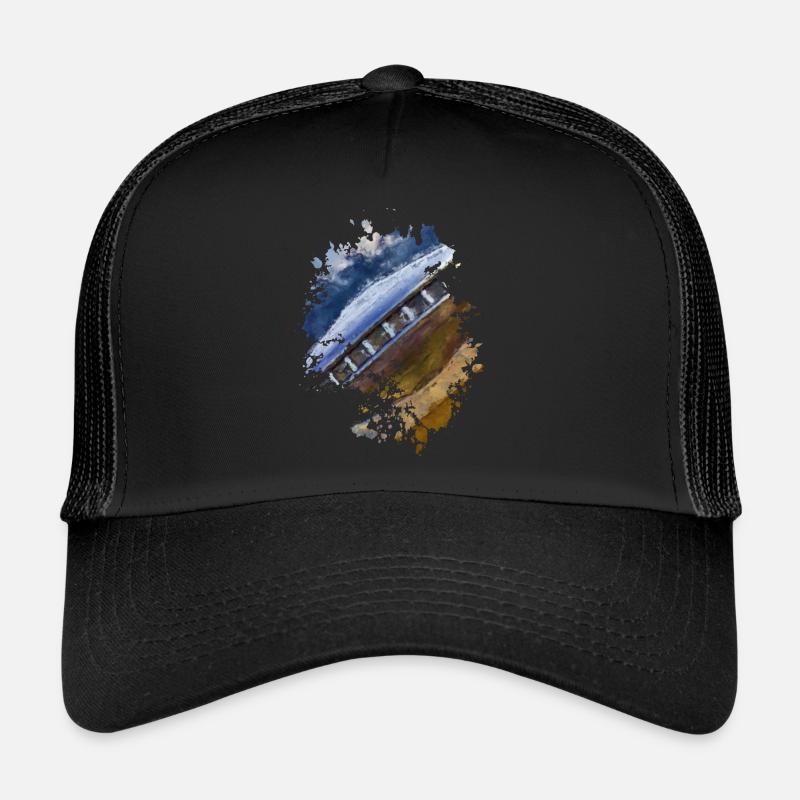 Spaceship Trucker Cap