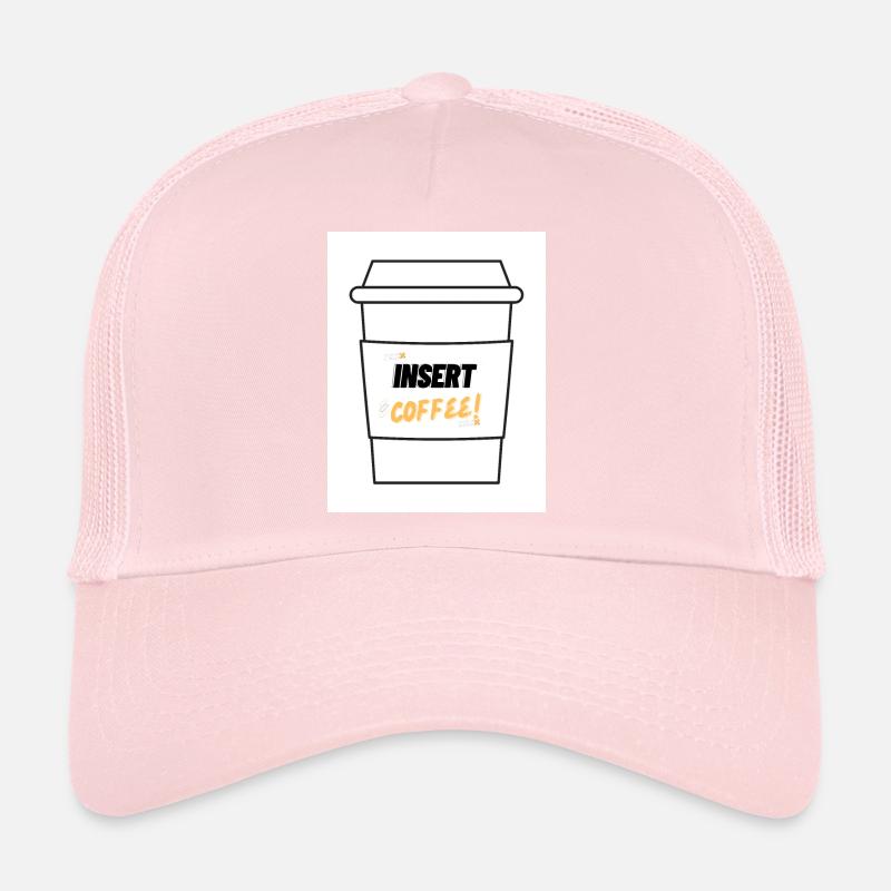 Insert Coffee Label LSHYBW Trucker Cap