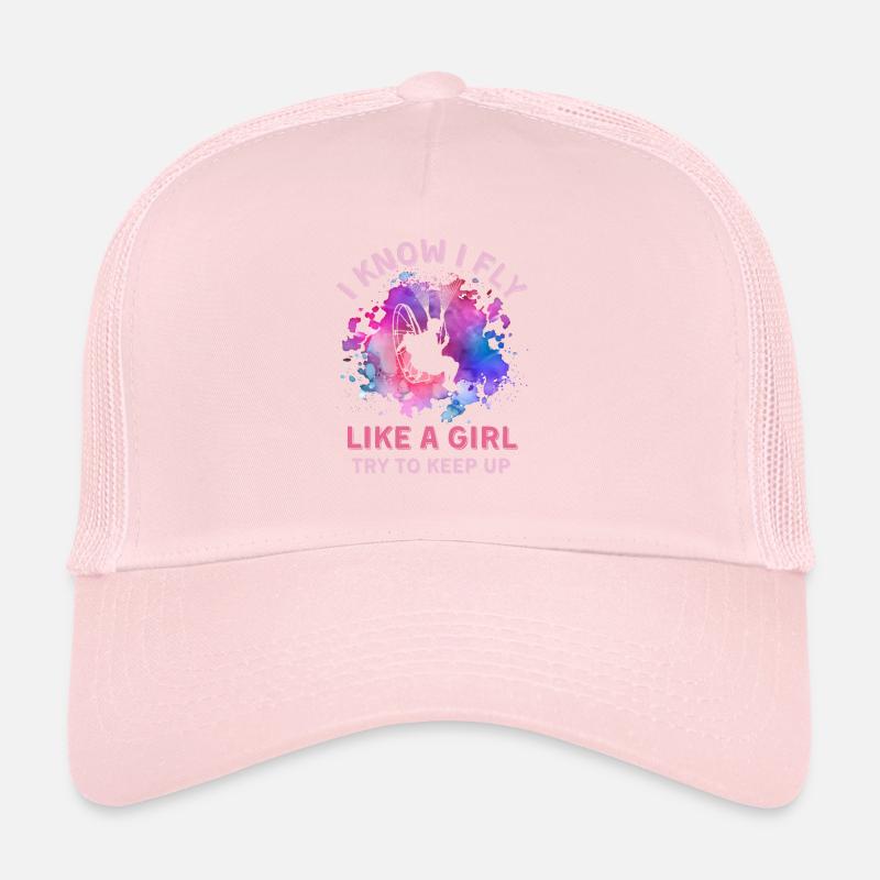 Paramotoring Girl Trucker Cap