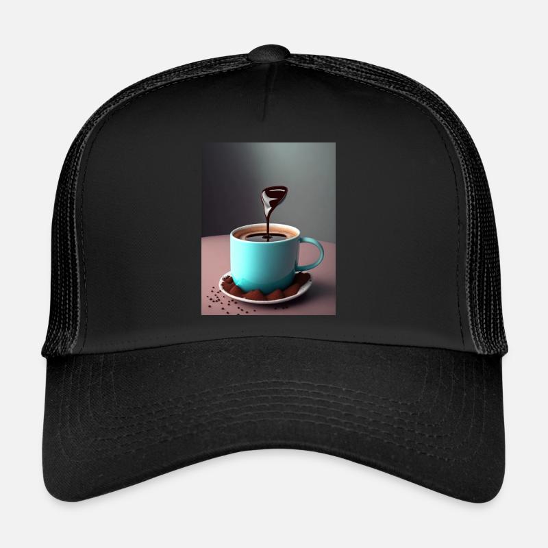 Ich bin kein Morgenmensch ich bin ein Kaffeemensch Trucker Cap