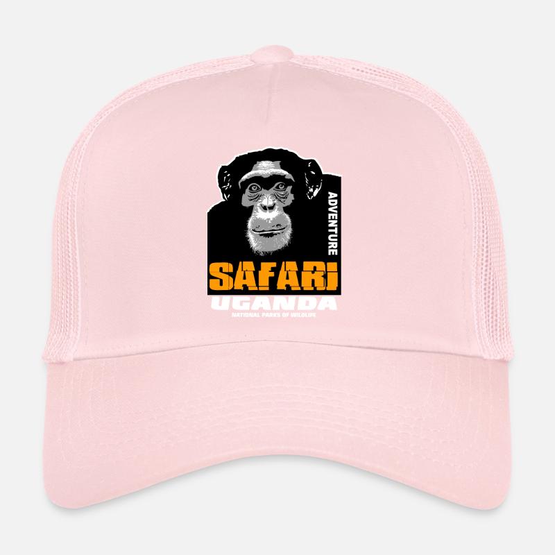 Ouganda - Chimpanzés Casquette trucker 