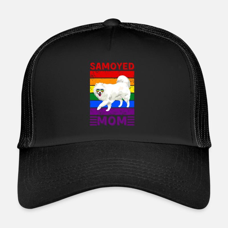 Samoyed Mom LGBTQ Trucker Cap