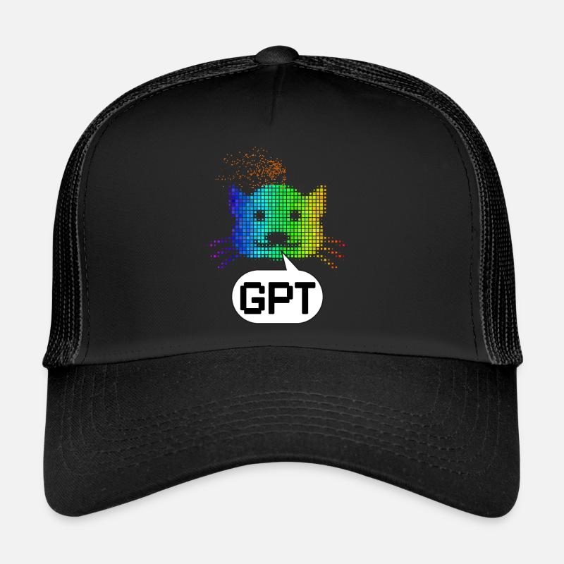 Chat GPT gift humor computer AI Trucker Cap
