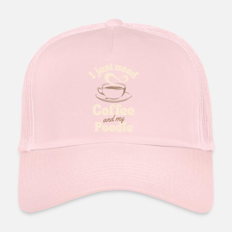 Amateur de caniche de café Casquette trucker 