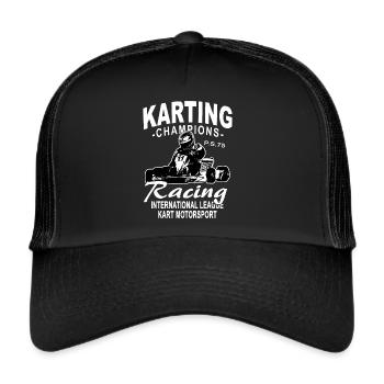 GoKart - Karting - Kart - Go Kart - Trucker Cap - black/black - Front