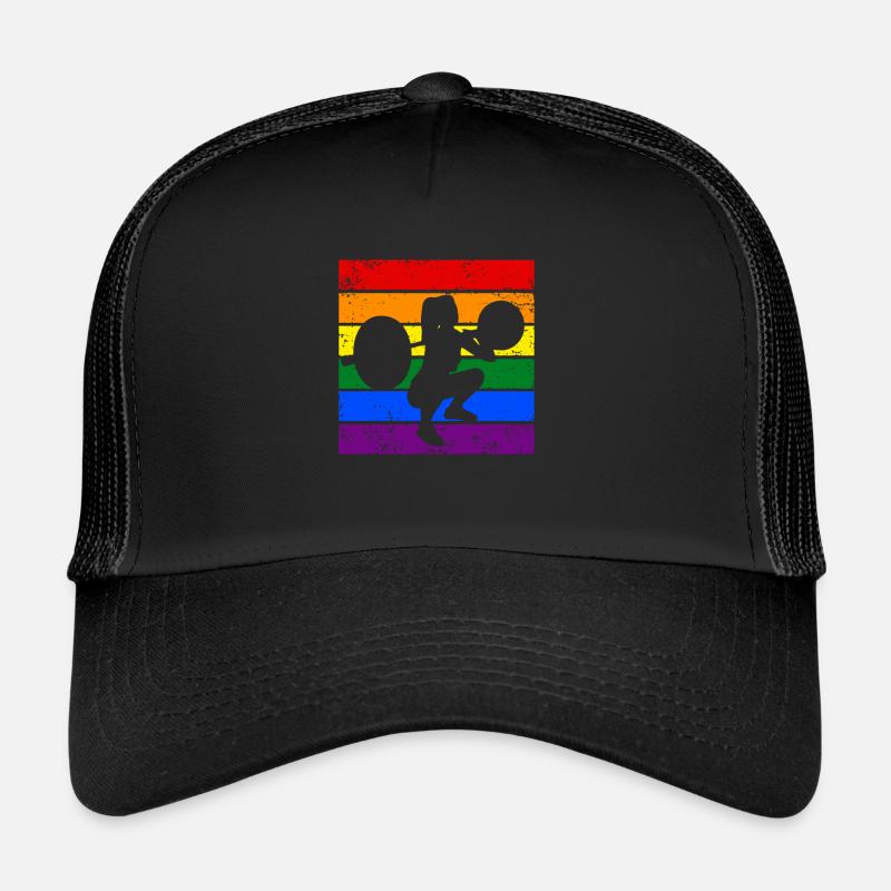 Haltérophilie LGBTQ Casquette trucker 