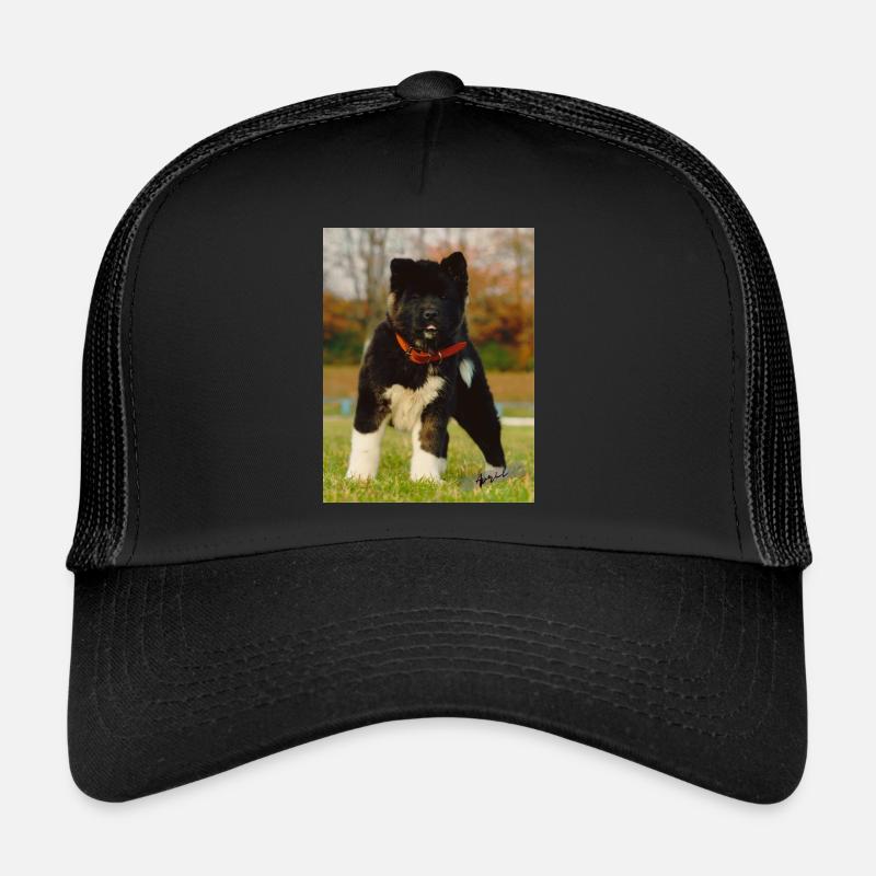 April Titel - Trucker Cap - Schwarz/Schwarz