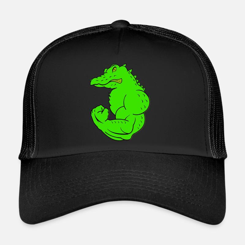 strong crocodile Trucker Cap