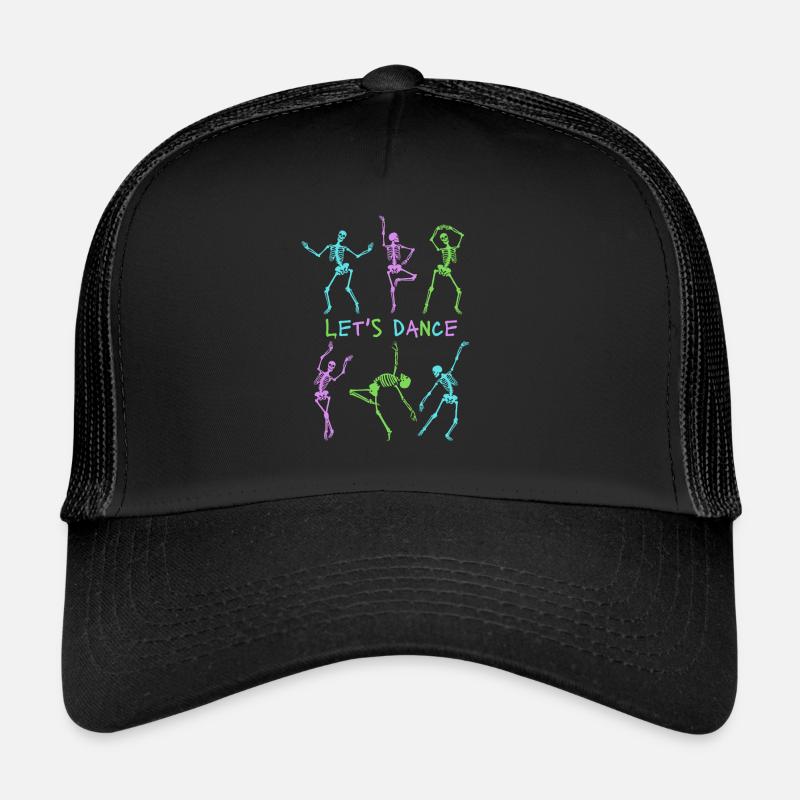 Lets Dance Skelette Trucker Cap