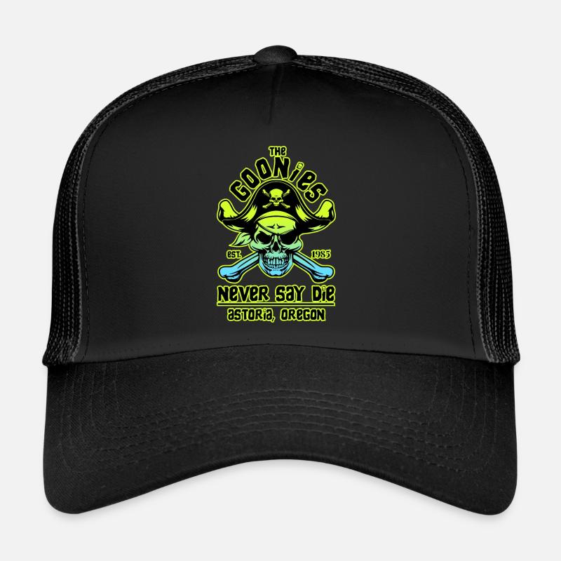 THE GOONIES 7 - Trucker Cap - Schwarz/Schwarz