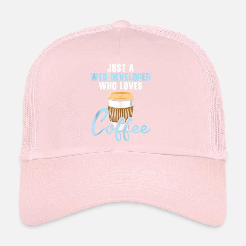 Développement de sites Web Café Programme de développement Web Casquette trucker 