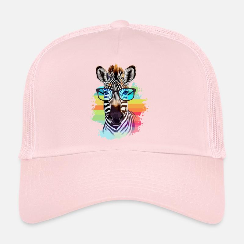 Milo le zèbre à lunettes Casquette trucker 