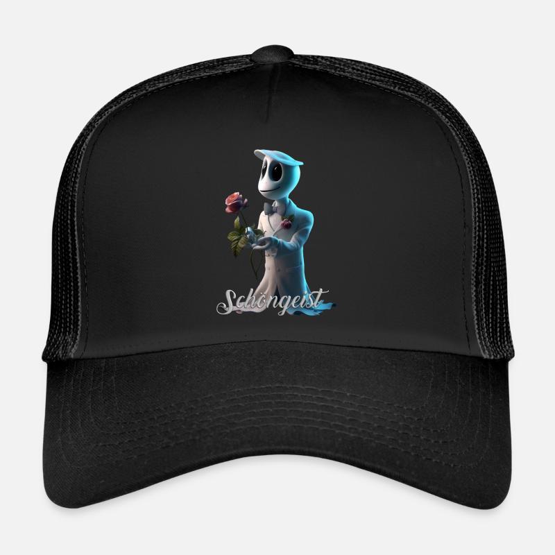 Schöngeist - Trucker Cap - Schwarz/Schwarz