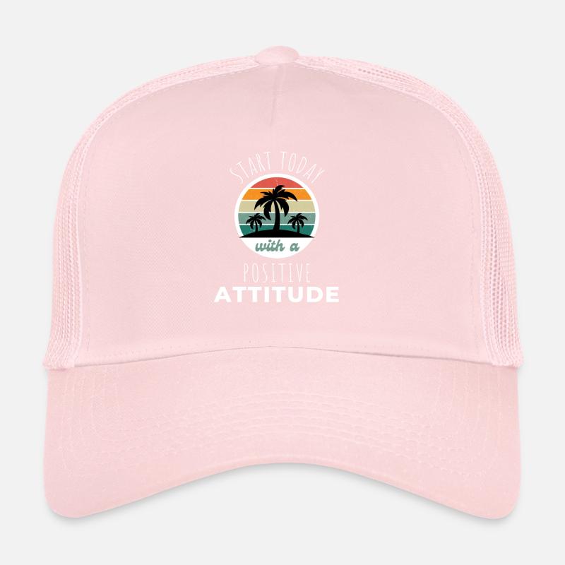 POSITIVE EINSTELLUNG MINDSET Motivation Trucker Cap