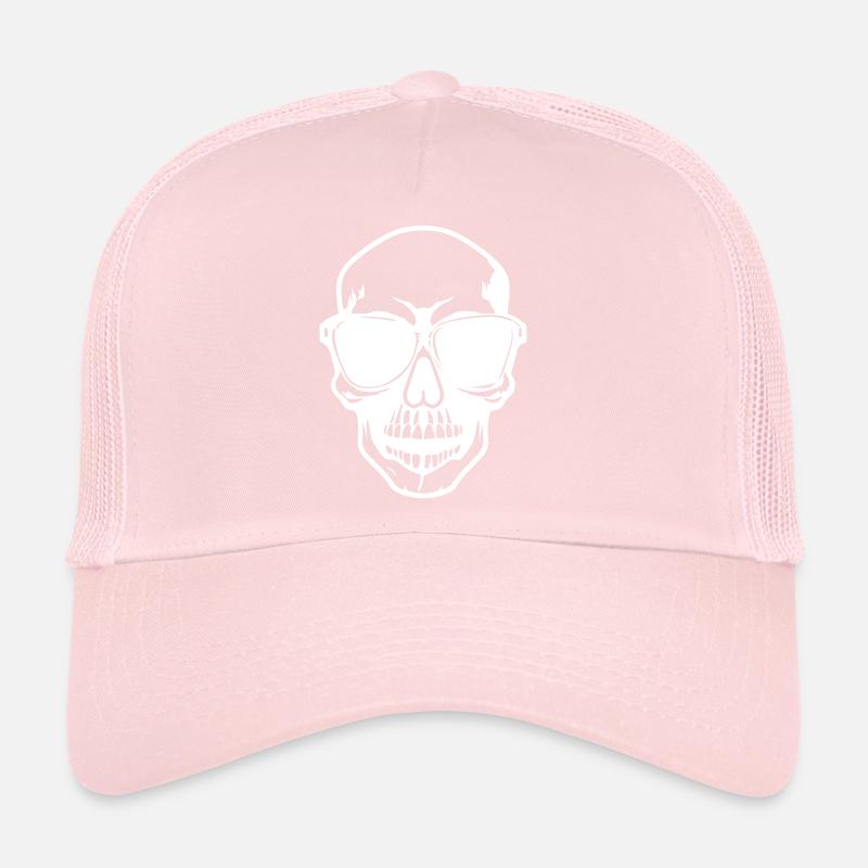 Squelette Cool Symbole Crâne Casquette trucker 