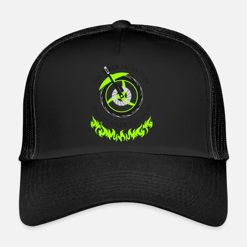 Ein Biker muss tun was ein Biker tun muss Trucker Cap