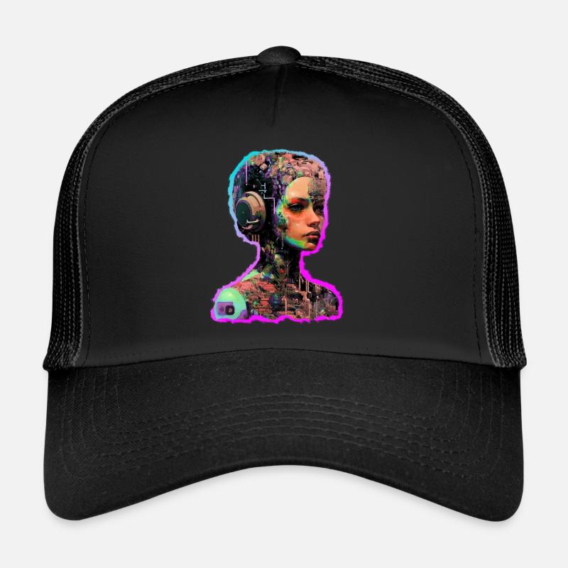 Femme abstraite Casquette trucker 
