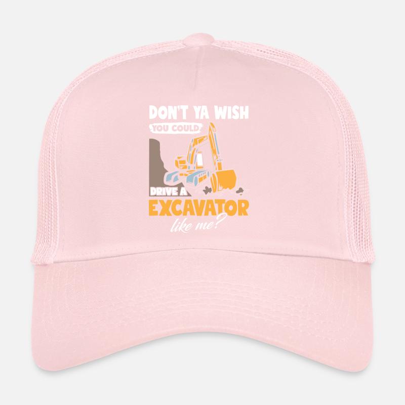 Pelle hydraulique Casquette trucker 