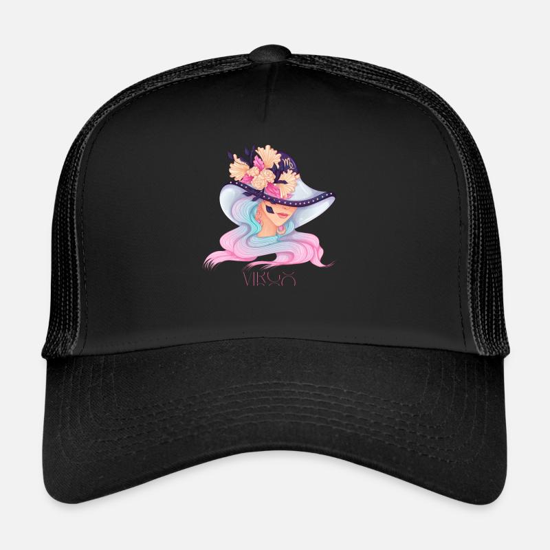 Vierge - Casquette trucker  - noir/noir