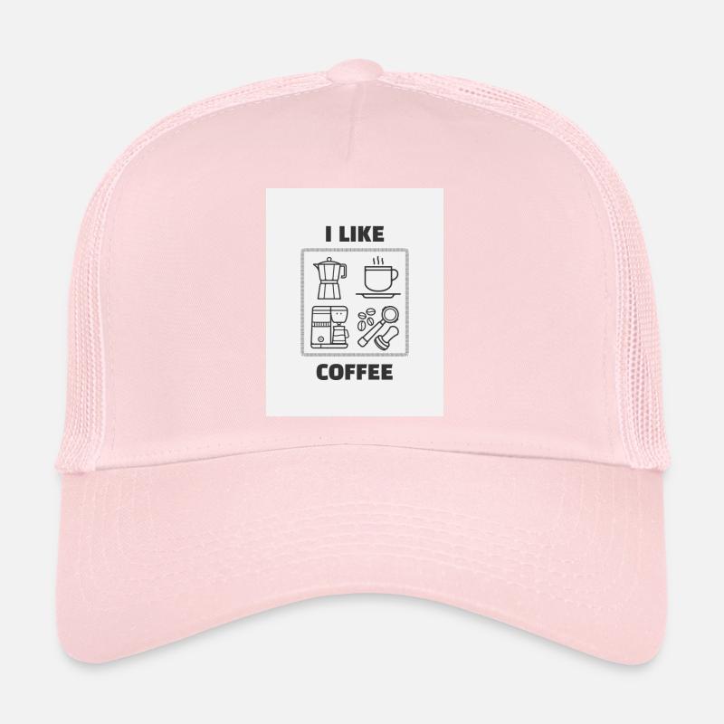 Ich mag Kaffee Trucker Cap