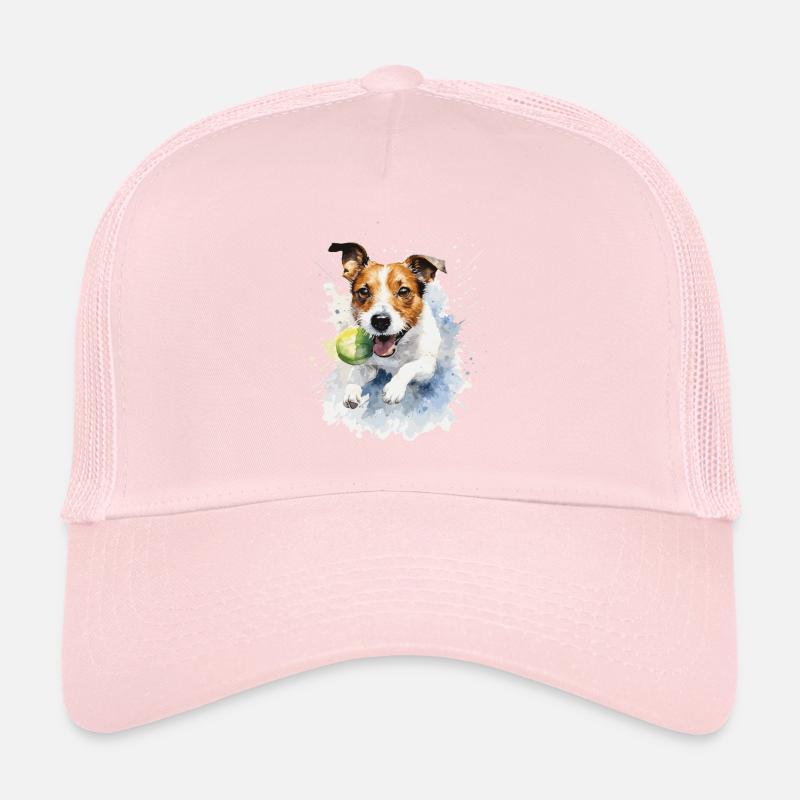 chien jack russel Casquette trucker 