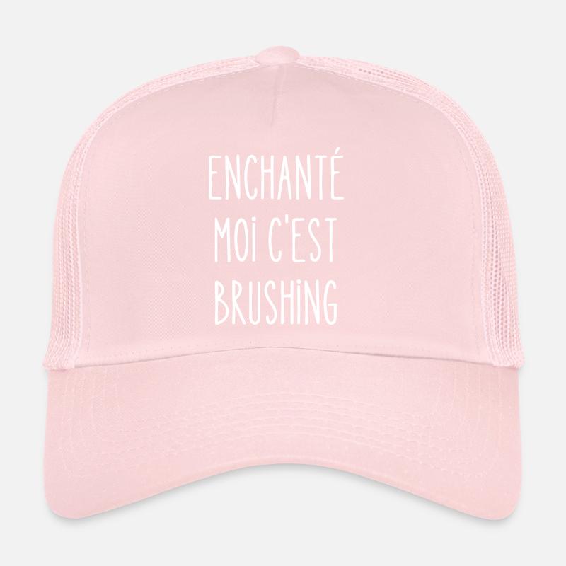 enchanté moi c'est brushing Casquette trucker 