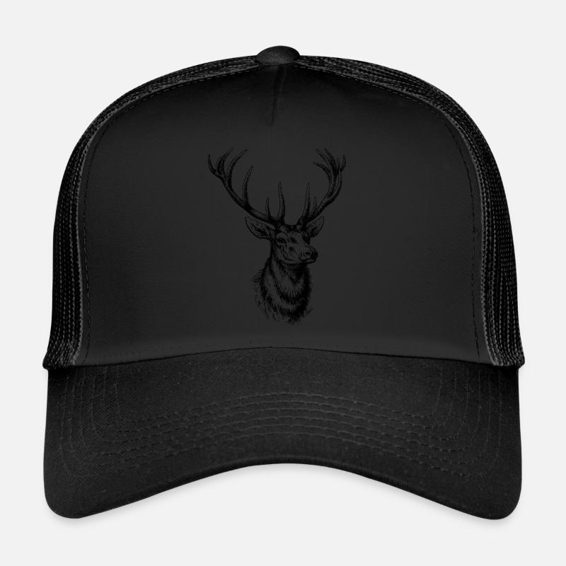 Wildtiere - Trucker Cap - Schwarz/Schwarz