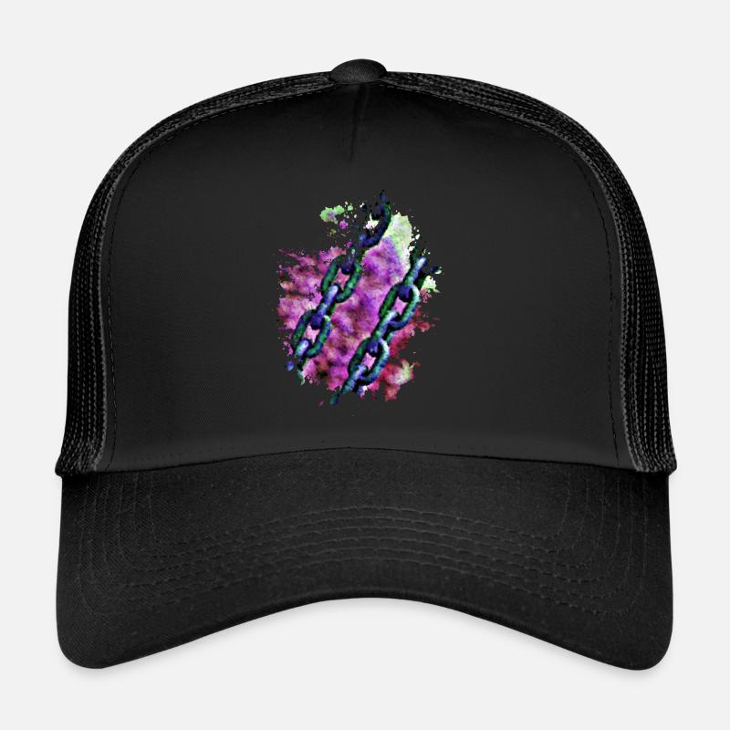 Ketten - Trucker Cap - Schwarz/Schwarz