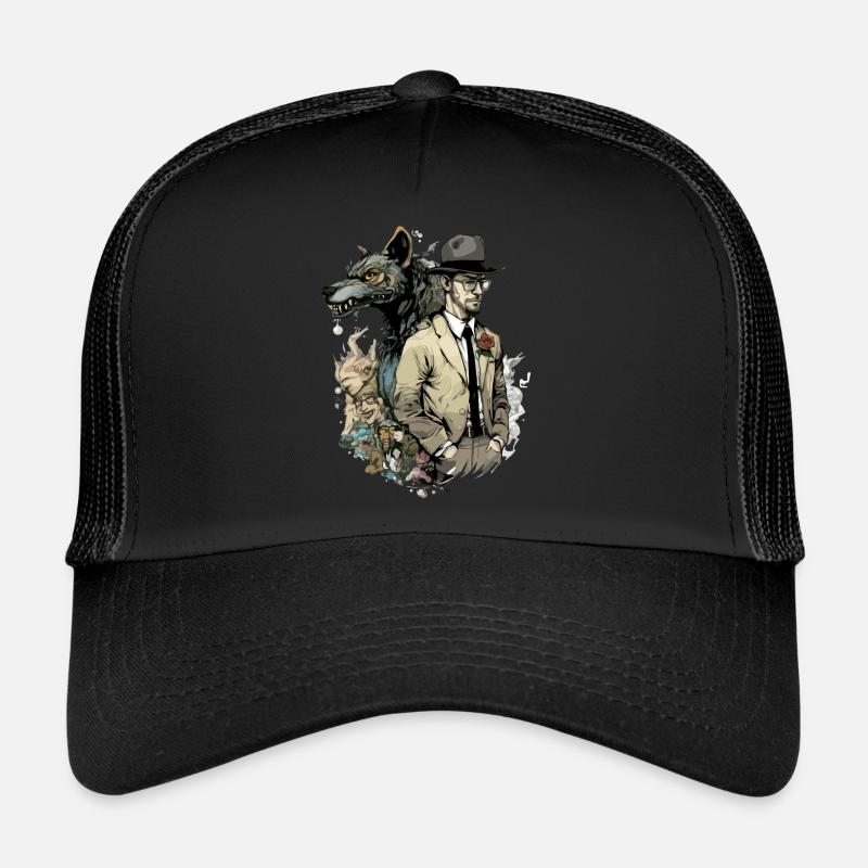 Hervé loup garou Casquette trucker 