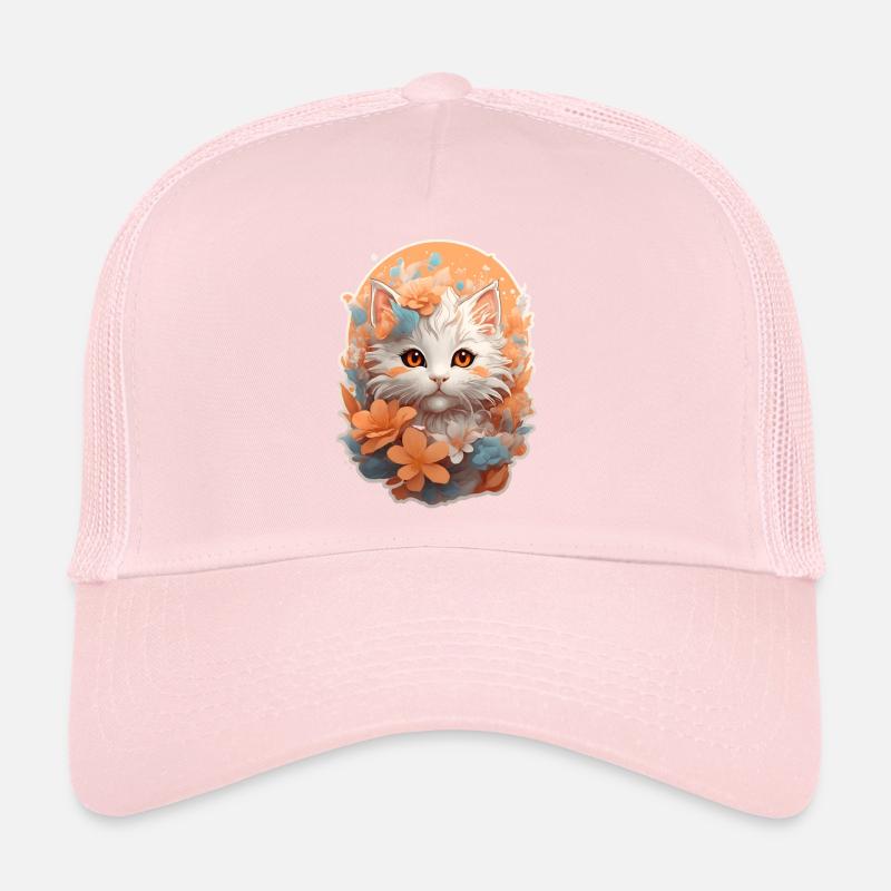 felino gatito Trucker Cap