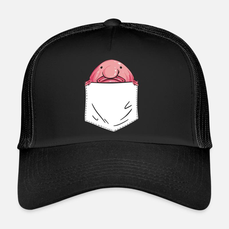 Blobfisch - Trucker Cap - Schwarz/Schwarz
