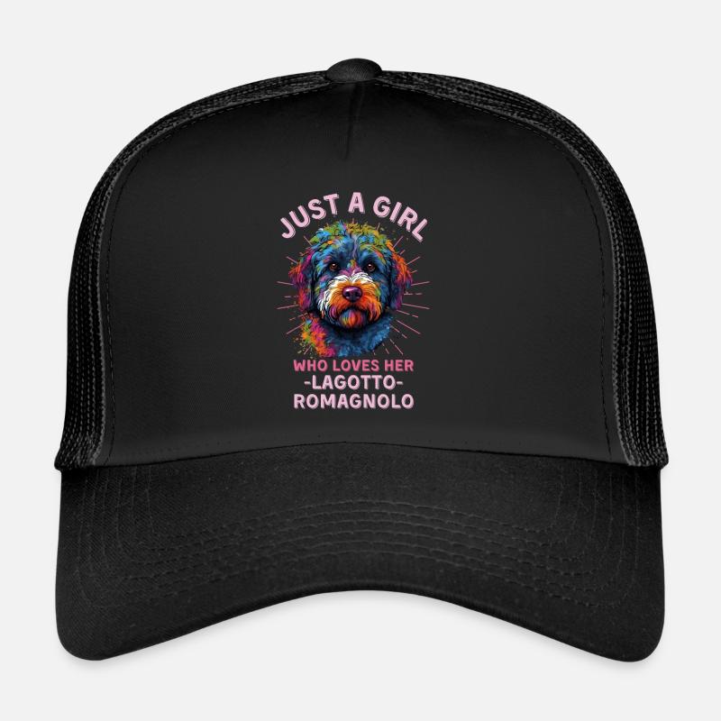 Lagotto Romagnolo Lovers - Trucker Cap - black/black