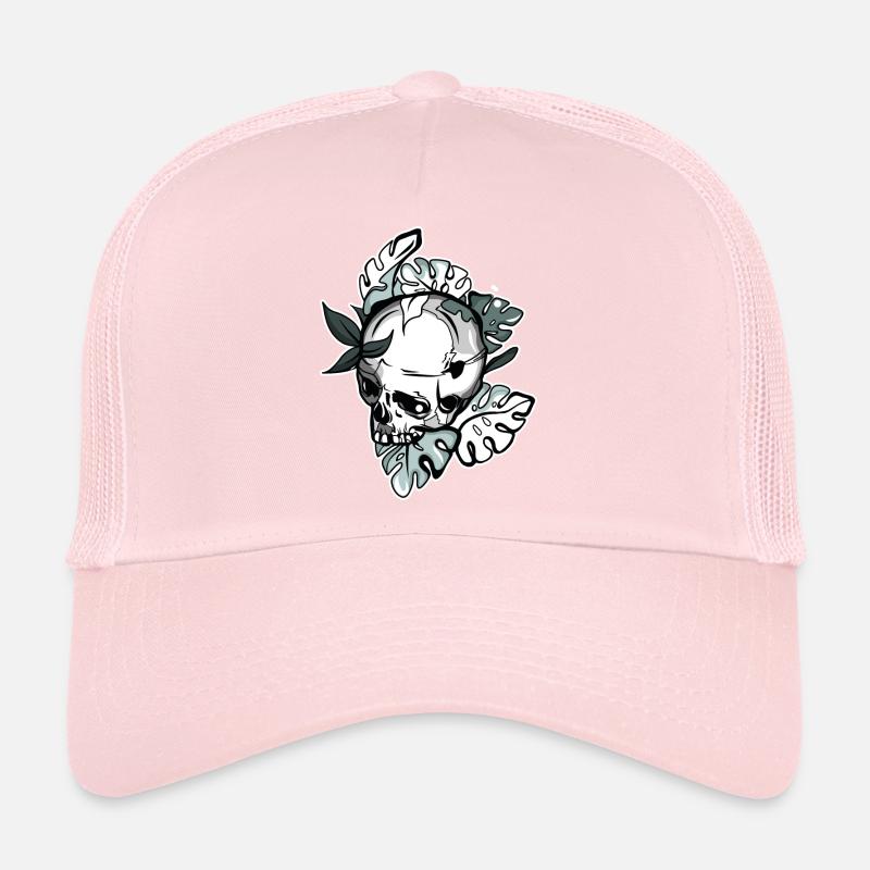 Crâne floral Casquette trucker 