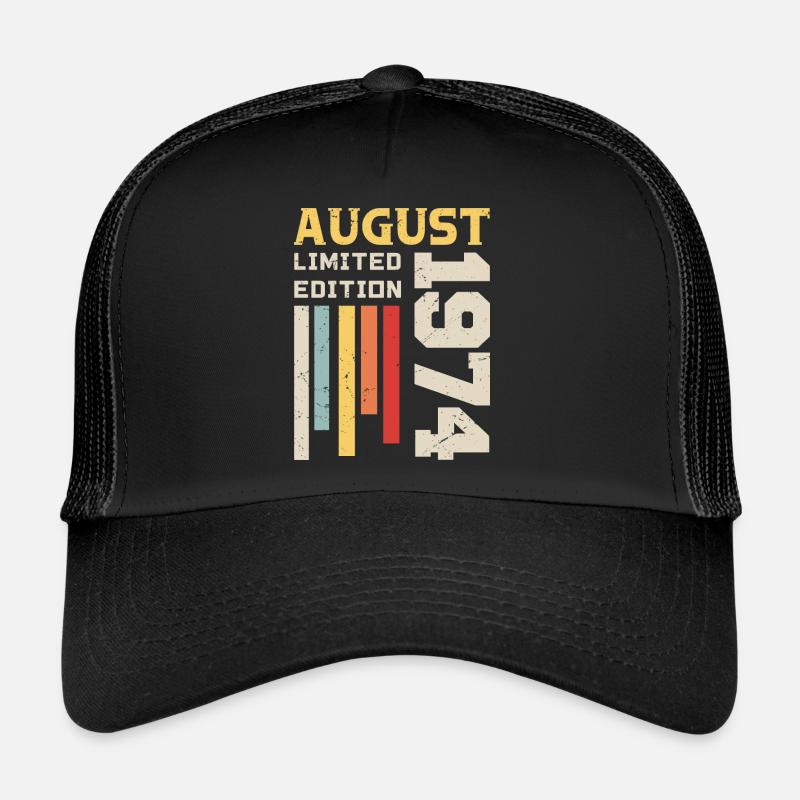 August 1974 - Geburtstagsgeschenk August 1974 August Trucker Cap