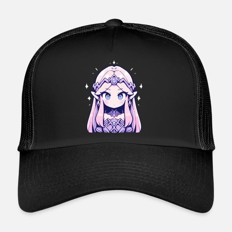 Princesse Chibi mignonne - Conception de conte de fées mignon Casquette trucker 