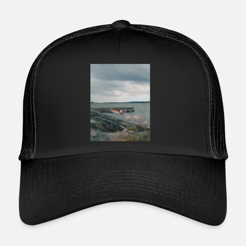 ocean - Trucker Cap - black/black